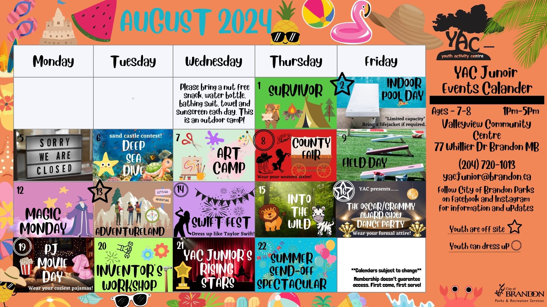 YAC Junior Aug