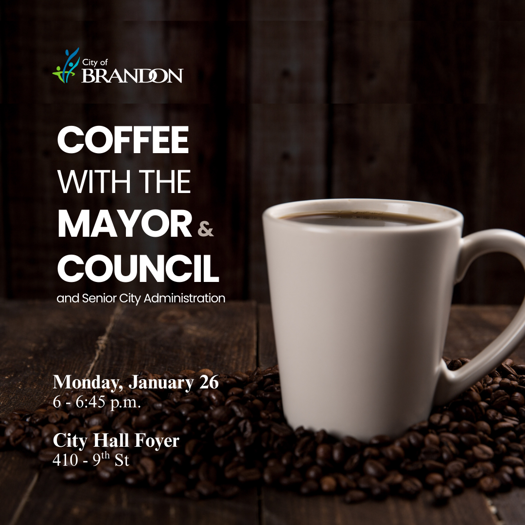 Coffee with Mayor and Council on Mon, Jan. 26, 2026